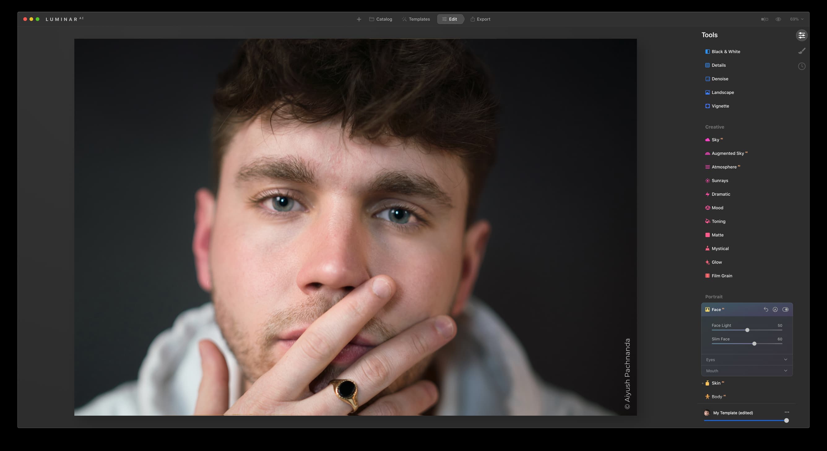 portrait photo editor for mac